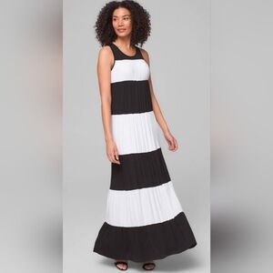 Soma | Tank Maxi Dress in Black and White